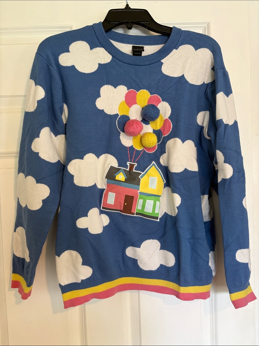 Blue Cloud Balloon House Sweater from the Movie UP
